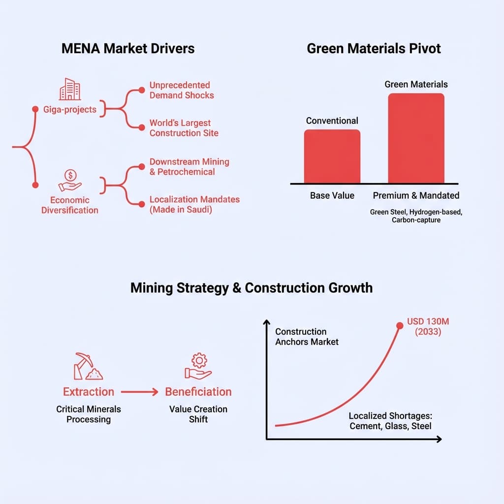 MENA Material Market Research – Monthly Sector Insights