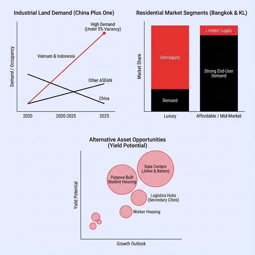 ASEAN Real Estate Market Analysis – Monthly Sector Insights